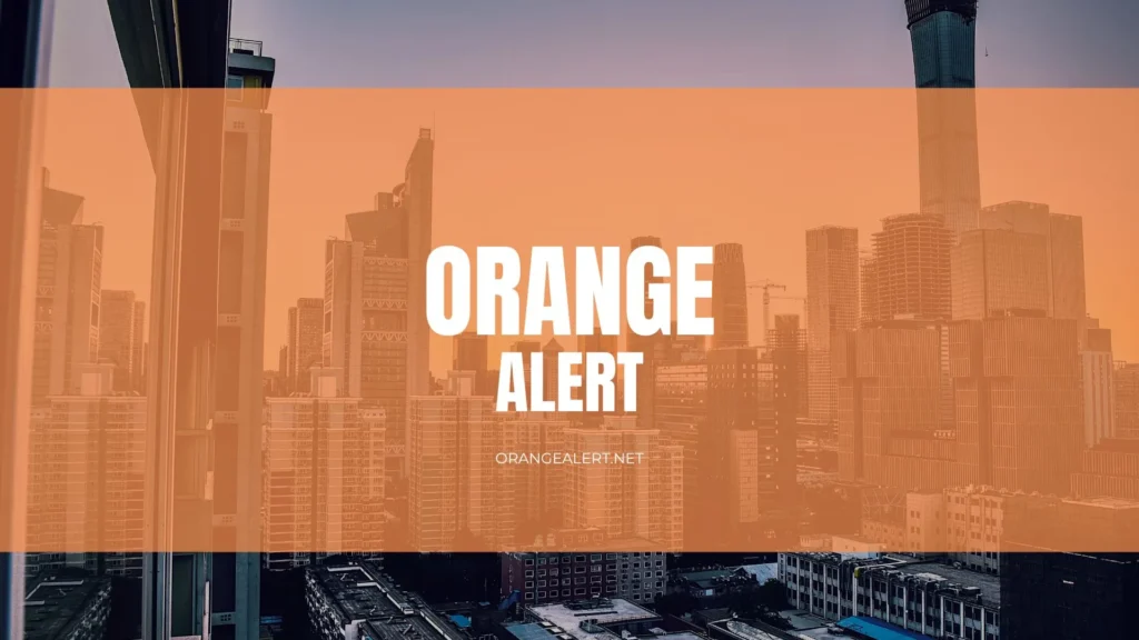 poster orange alert